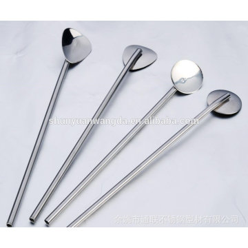 Titanium Drinking Straw With Tube Brush Drinking Straw Picnic Straw